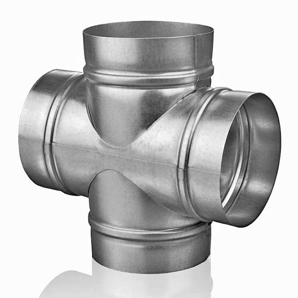 Крестовина Ø150 оцинк. сталь