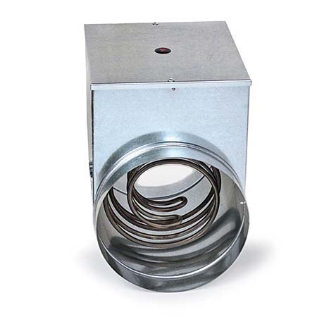 Электрический канальный нагреватель НККм-200-6,0-2ф для круглого воздуховода
