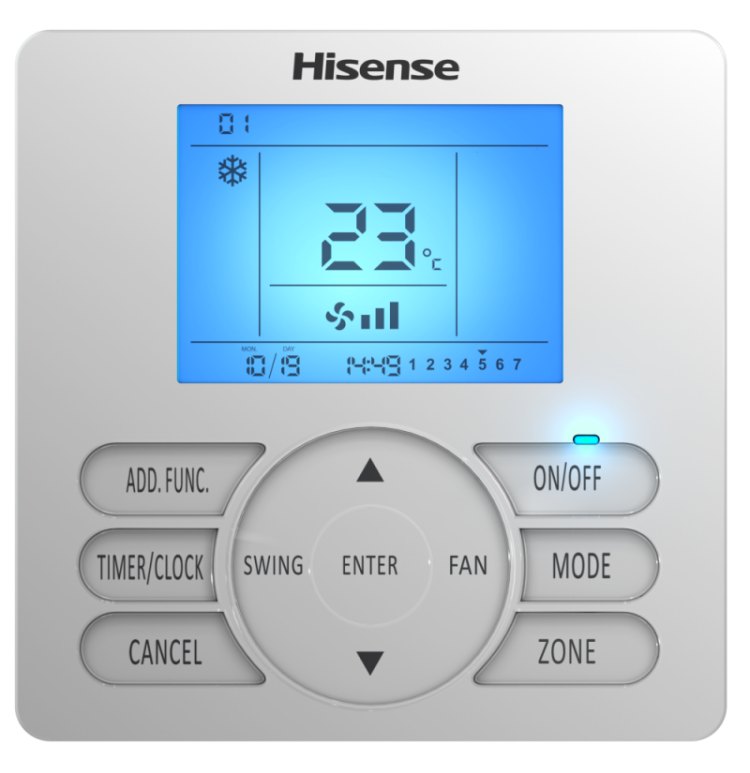 Центральный контроллер Hisense YJE-C01T(E) Центральный контроллер Hisense YJE-C01T(E)