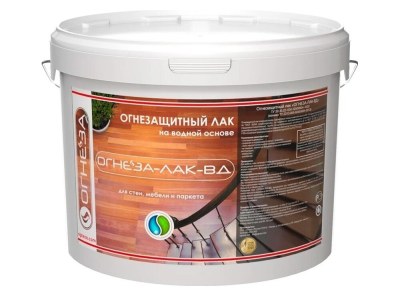 Огнезащитный лак на водной основе ОГНЕЗА-ЛАК-ВД 11 л глянцевый