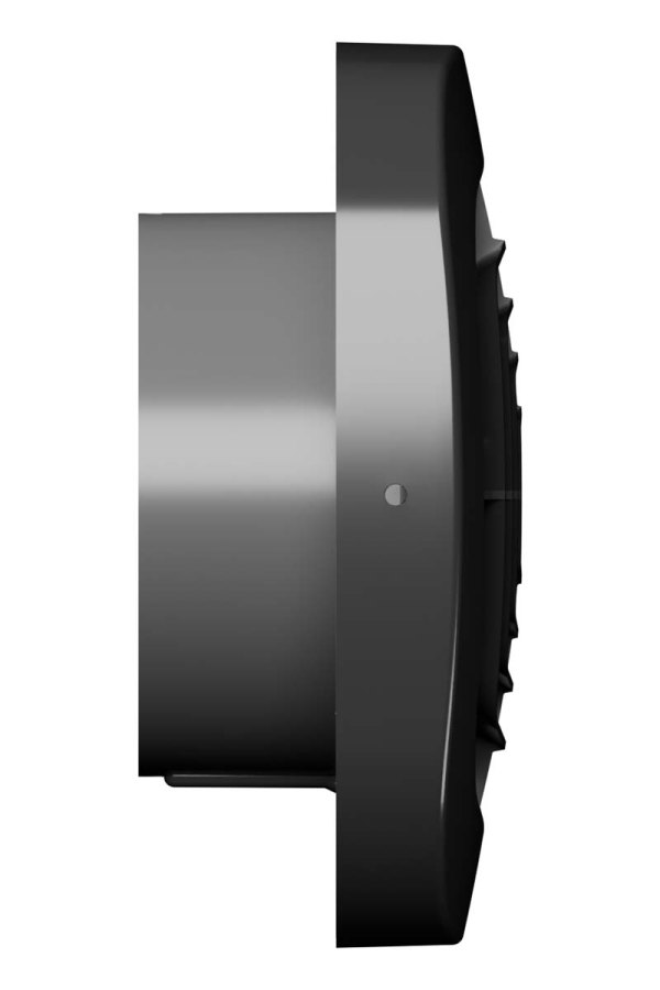 Вентилятор накладной AIR D100 обратный клапан Dark gray metal DICITI